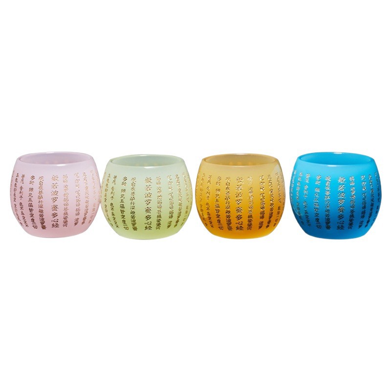 Esmalte de jade de porcelana Corazón Sutra Taza Master Cup taza individual taza de té taza personal taza de té Kung Fu juego de té caja de regalo