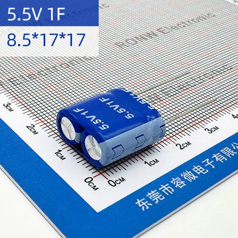 Суперконденсатор Farali 5.5 V, 0,22–10 F высокая ёмкость с выводами