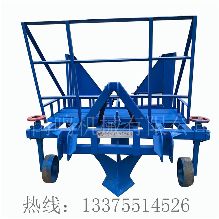 栽树机 130马力拖拉机带全自动植树机 开沟栽树回填一体机种树机