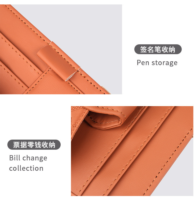 Multifunctional car sun visor organizer, car glasses case, sunglasses holder, in-car CD card holder, card storage bag