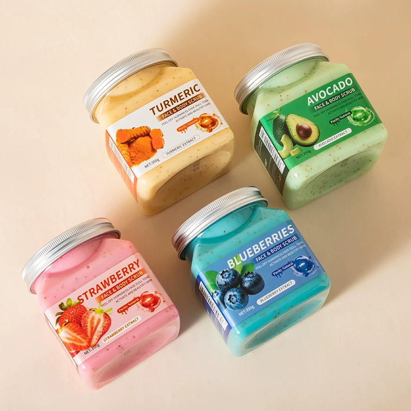 Полный английский фруктовый скраб для тела Отшелушивание куриной кожи Глубокая очистка внешней торговли крем из авокадо 350 г