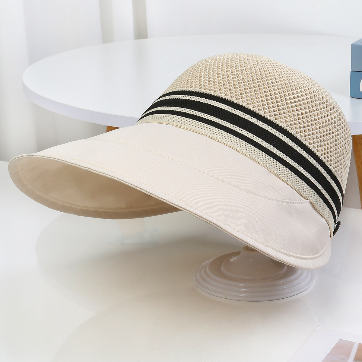 Ruth mejora la protección solar gorra de bisel grande primavera y verano mujer sombrero de pescador de sombra coreano versátil para mostrar la cara a caballo seco rápido