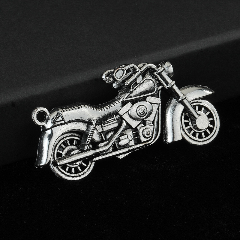 Cross-Border Hot-Selling American Style Retro Gray/Silver Retro Motorcycle DIY Keychain Accessories Travel Souvenirs Cross-Border Hot-Selling American Style Retro Gray/Silver Retro Motorcycle DIY Keychain Accessories Travel Souvenirs