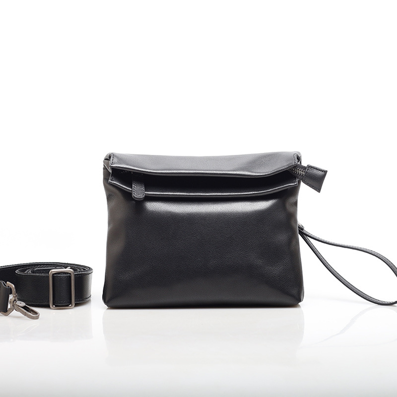 Leather capacious phone bag