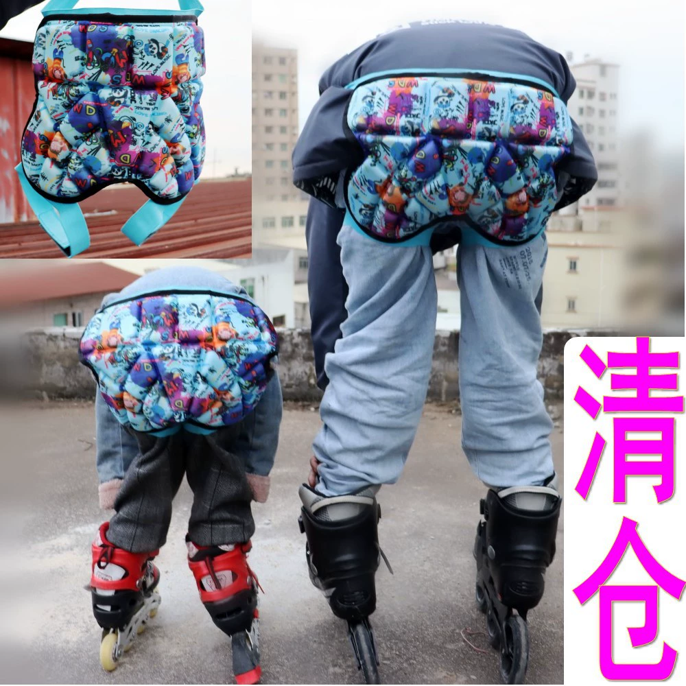 Роликовые коньки Защита бедер Детские брюки с защитой от падения Катание на коньках Лыжи Спортивная защита Катание на коньках Скейтборд Баланс Автомобильная подушка для ягодиц Защита бедер