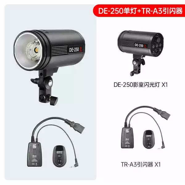 DE-250 single lamp head+TR-A3 flasker
