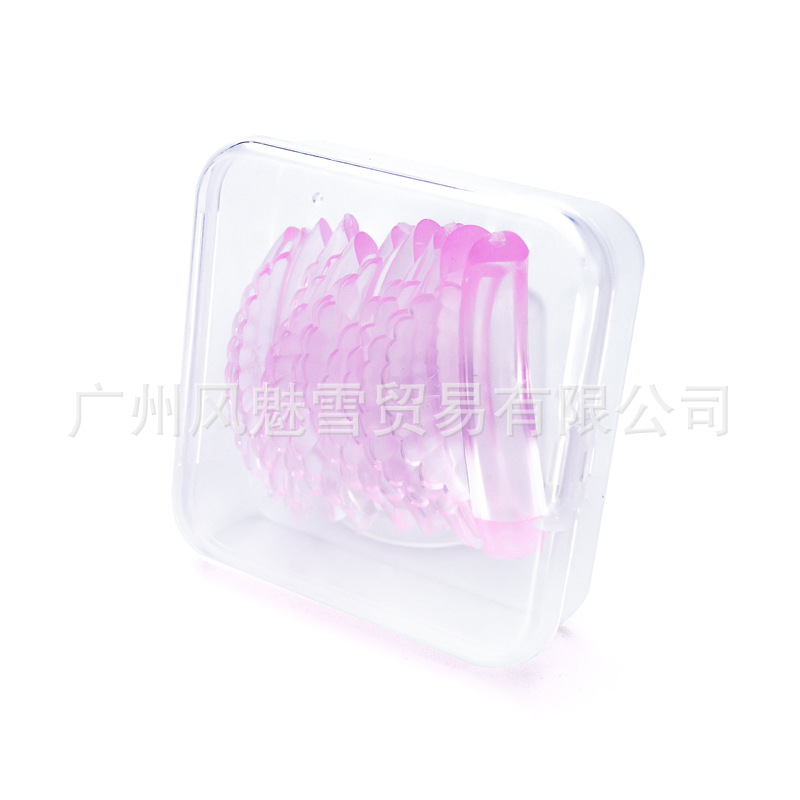 Nuevas pestañas de concha transfronterizas, juntas de ojos de silicona, cirugía de ciliar de queratina autoadhesiva, silicona de aislamiento, hermosa y suave