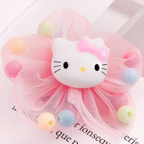 Children's headgear cartoon hair accessories set gift box hairpin girl baby cute cat hairpin child bow headcard