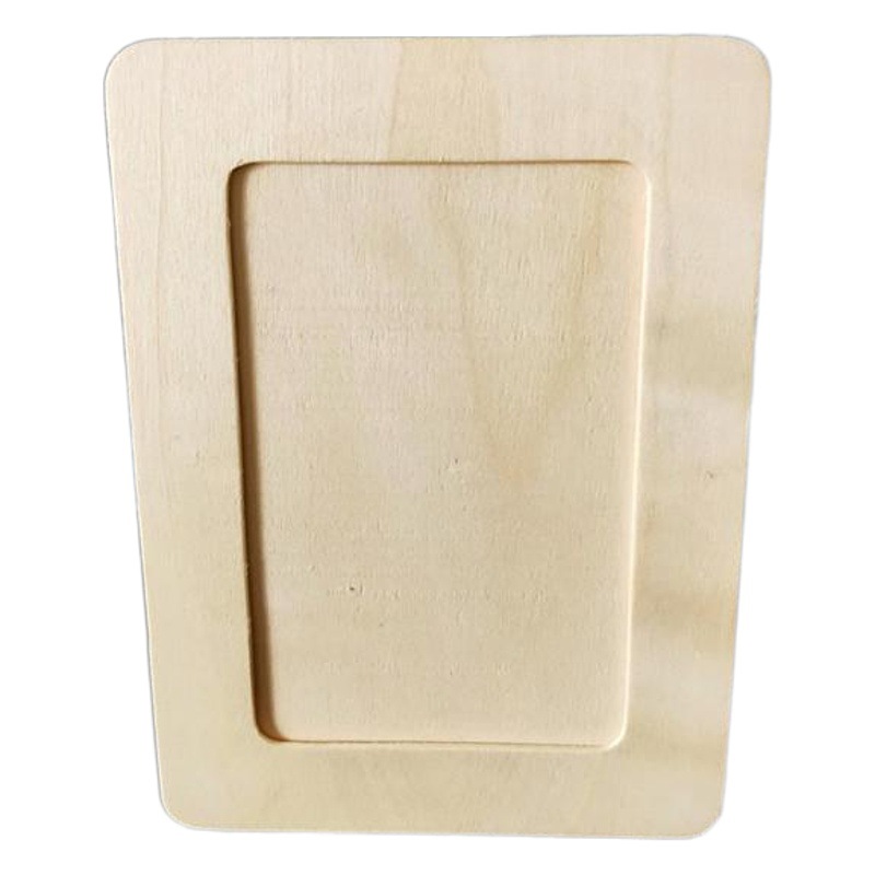 Handmade DIY Wooden Photo Frame Manufacturer Wholesale 6inch Photo Frame Kidsren's Handmade Creative Clay Photo Frame Horizontal and Vertical Photo Frame