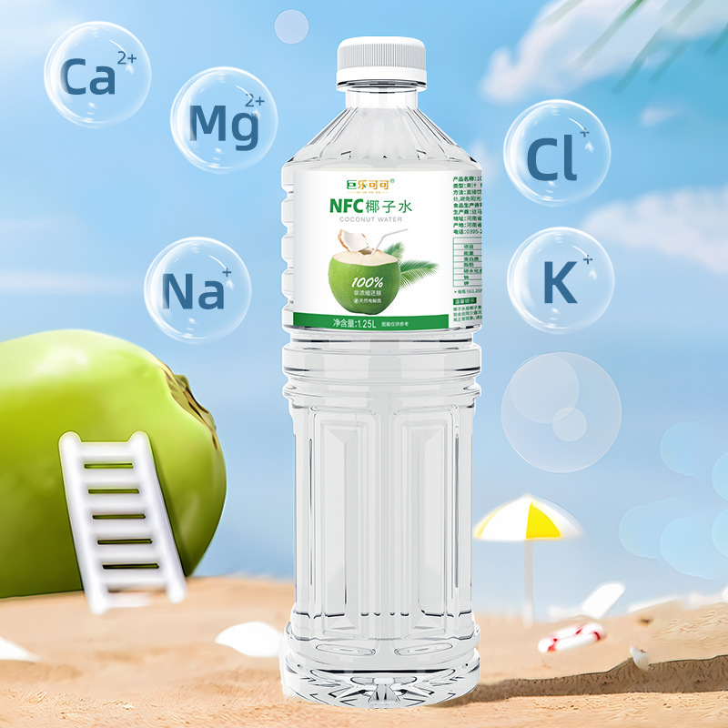 NFC ココナッツウォーター夏のさわやかなドリンク天然ココナッツジュースドリンク 1.25L*2 大ボトルフルボックス卸売|undefined