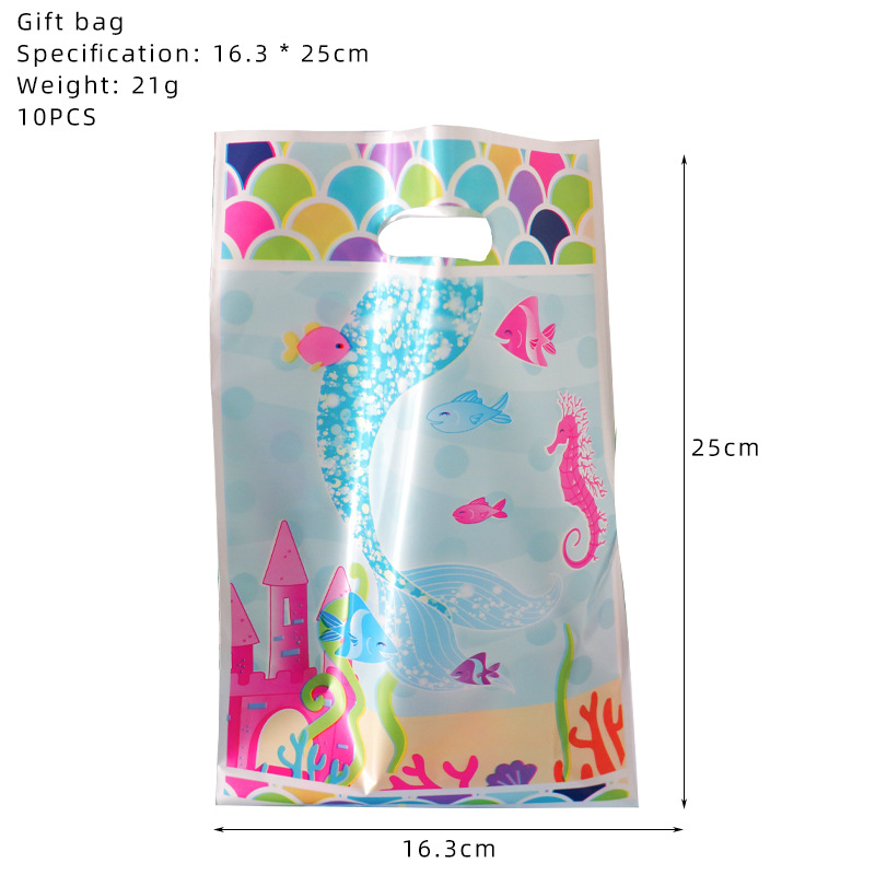 En stock bolsa de regalo de dibujos animados combinación de suministros de fiesta directa de fábrica arreglo de fiesta bolsa de regalo de dibujos animados