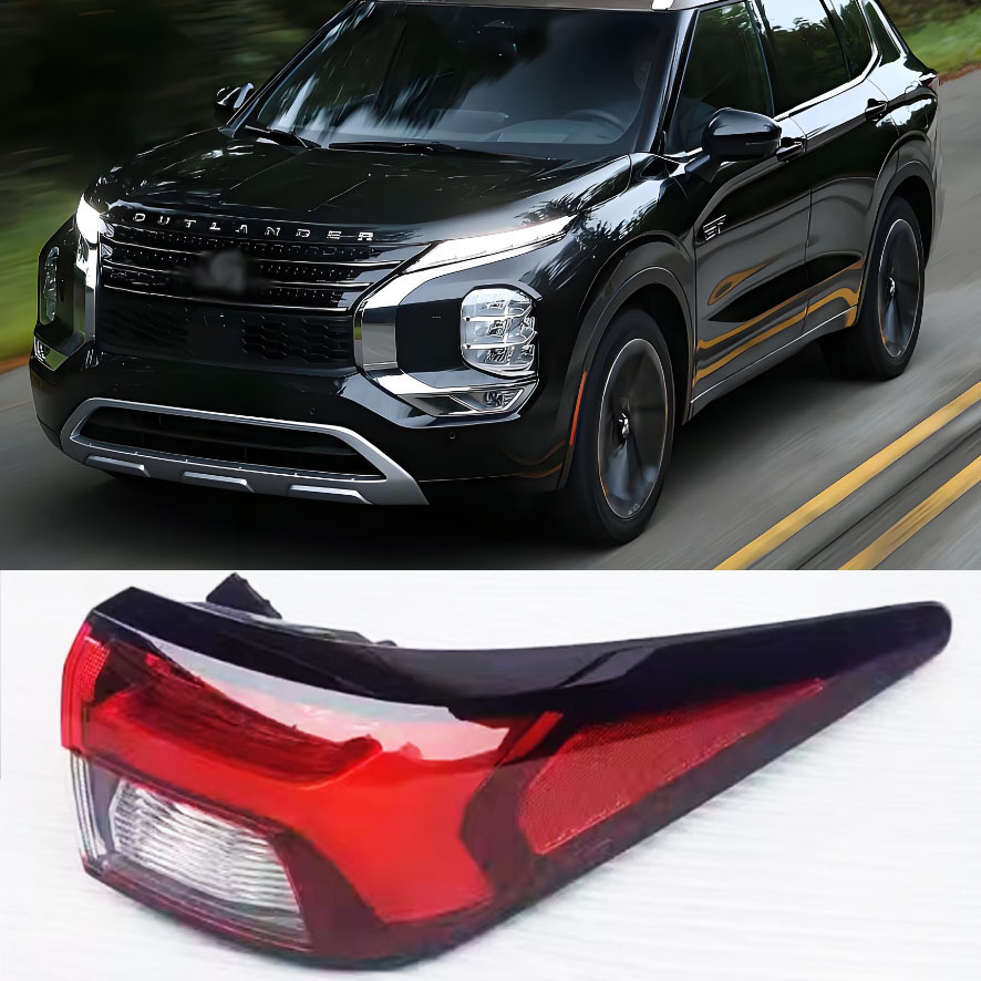 Aplicable a 2023 Mitsubishi Outlander conjunto de luces traseras Nuevas luces de dirección de freno trasero Outlander