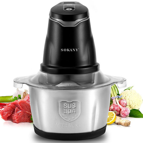 SOKANY7020 Meat Grinder Electric Food Machine Chopping Garlic Garlic Masher 2LWONDER CHOPPER