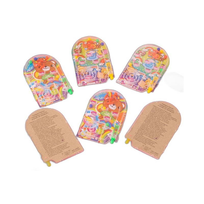 中型ピンボールスコアマシンクリエイティブ子供ピンボールボードゲーム漫画ハンドヘルドゲーム機おもちゃ迷路卸売|undefined