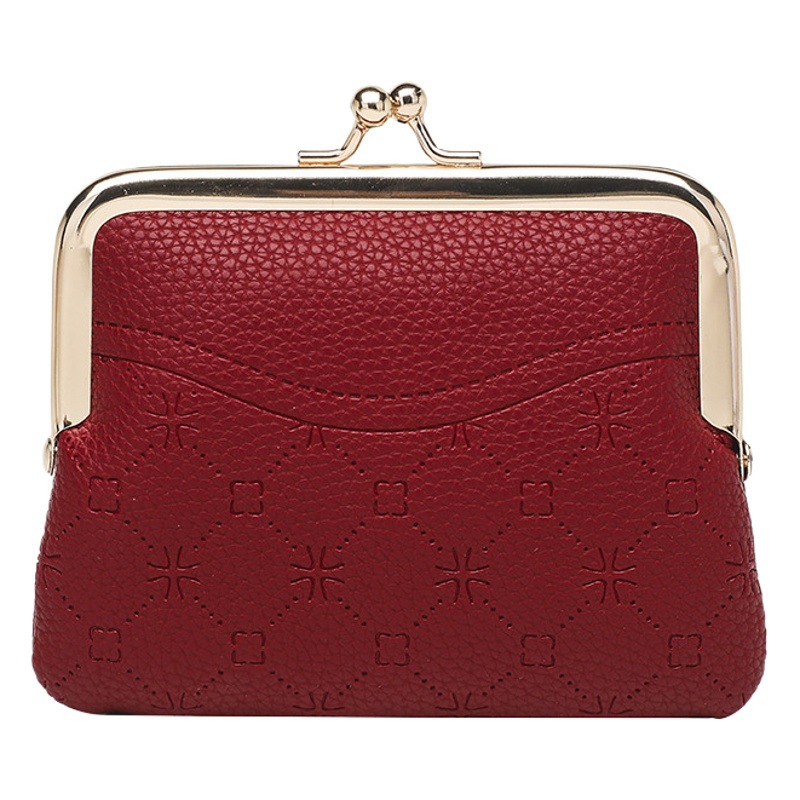 Monedero con clip – Unisex, para monedas y tarjetas, diseño compacto y popular