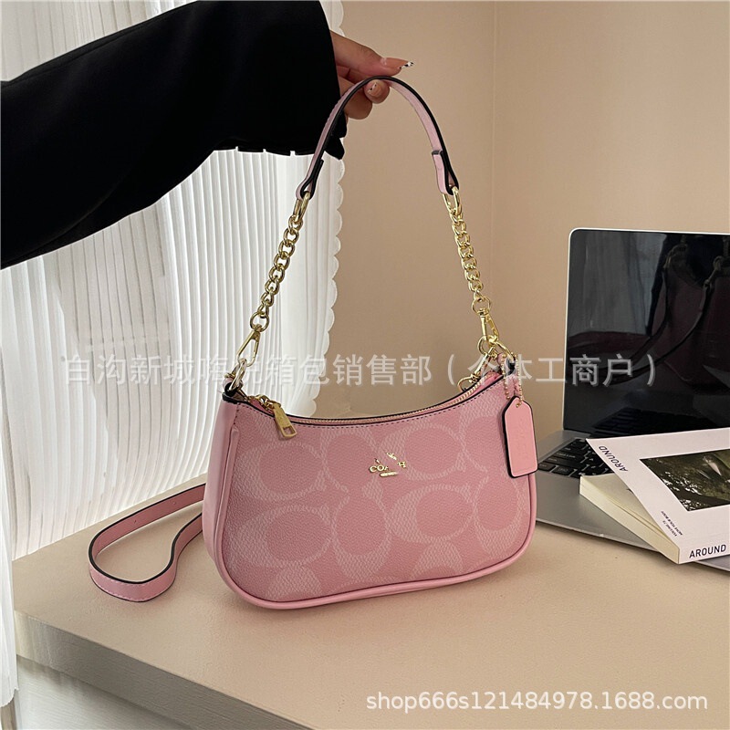 国境を越えた貿易Kojiaの新しい脇の下バッグ、ファッショナブルで多用途なショルダーバッグ、デイリーハンドバッグ、カジュアル通勤脇の下バッグ|undefined
