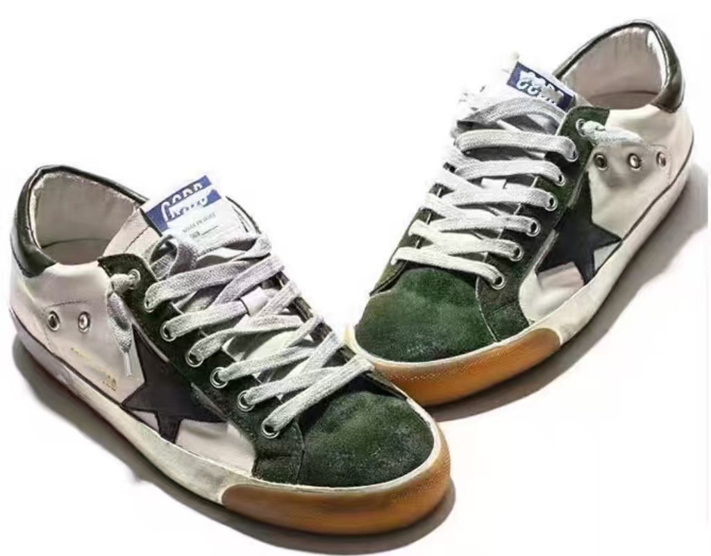 2025 cuero coreano hace viejos zapatos sucios zapatos de estrellas zapatos sucios zapatos casuales de moda universal zapatos de skate pequeños zapatos blancos para hombre