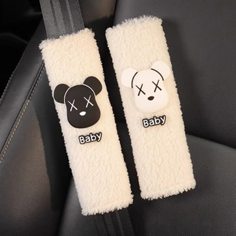 Funda Protectora de Felpa para Cinturón de Seguridad Felpa Decorativo