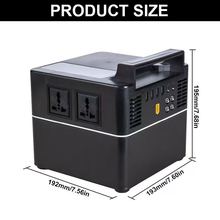 现货户外移动电源300W无线充电384Wh便携式户外电源磷酸铁锂电池