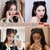 Crab pin for princess, bangs, hairgrip, black hair accessory with bow, hairpins, 2023 collection