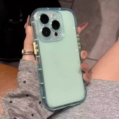 Apple, однотонный iPhone 15, совместимый чехол для телефона, подушка безопасности, 15promax, iphone, защита при падении