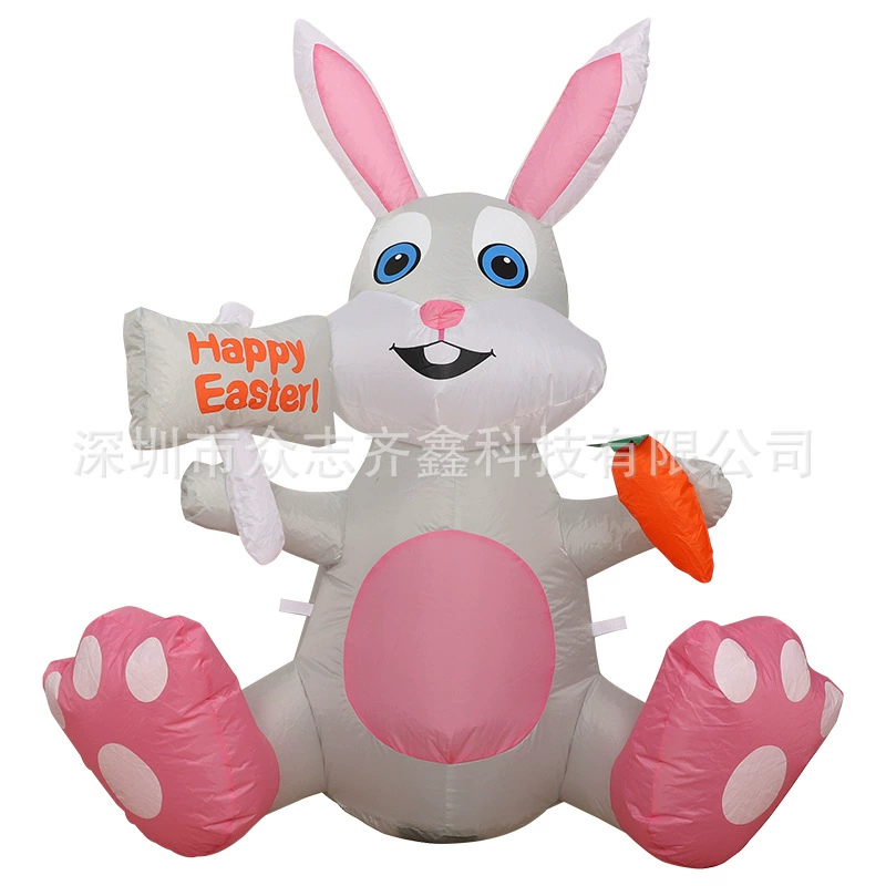 Cross-border trading), inflatable carrot rabbit, decorations, (Physicals