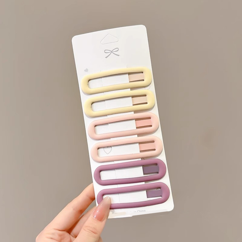 Simple abrazadera de cabello esmerilado BB clip lateral roto clip de cabello de frisa clip de cabello de cabeza de mujer clip de cabello de tocado clip de cabello