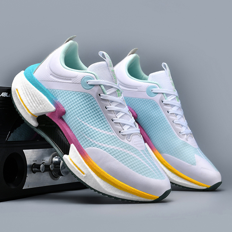 2025 Popcorn Carbon Plate sneaker New Marathon Men and Women Students Shock Absorbing Mesh Running Shoes Boys Running Shoes