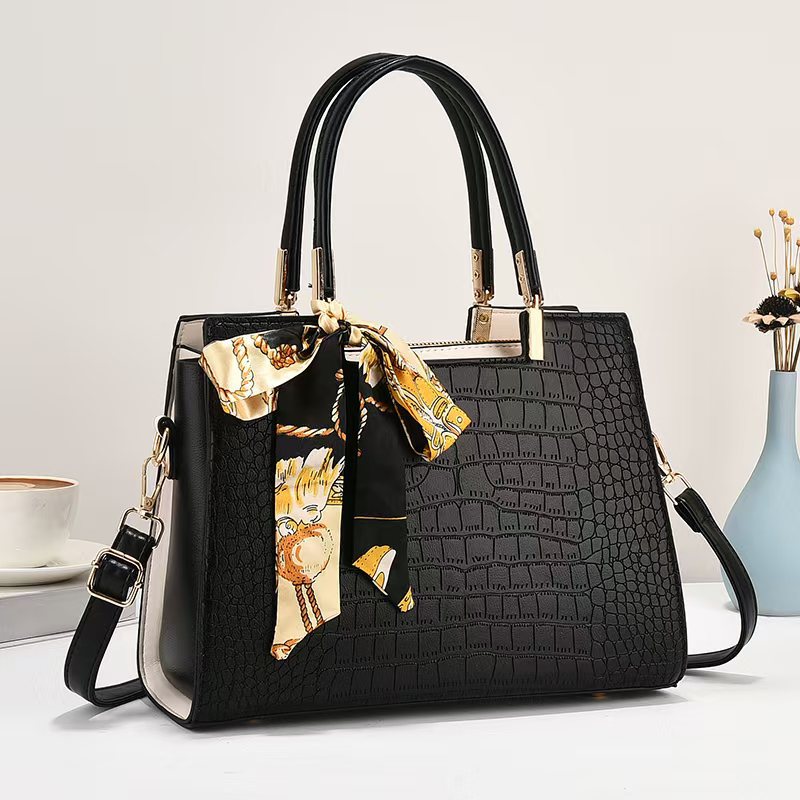 2025 nuevo fabricante de bolsas de cocodrilo de comercio exterior primavera y verano bolsas de mano de viaje de mujer versátil Emperor Rhino