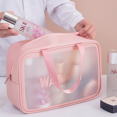 新しい化粧品収納袋 PVC 半透明防水大型旅行ポータブルトイレタリーバッグ在庫あり工場直販