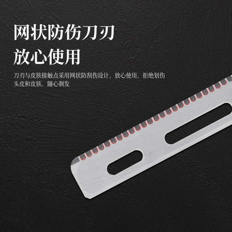 Venta al por mayor hoja de afeitar a la antigua afeitadora de afeitar afeitado ceja recorte de una sola cara hoja afilada