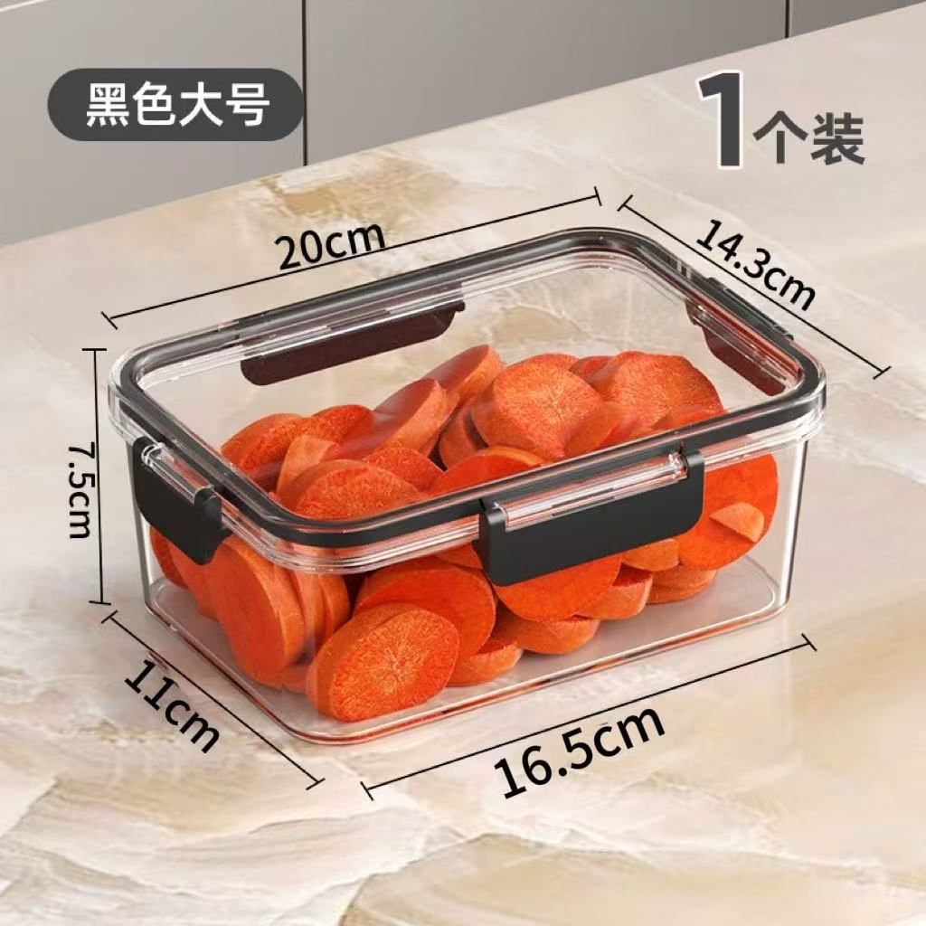 Contenedor de Alimentos Hermético de Plástico PET para Refrigerador
