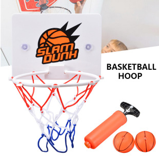 Basketball frame toy indoor leisure decompression toy wall mounted mini portable basketball ring with ball and air pump