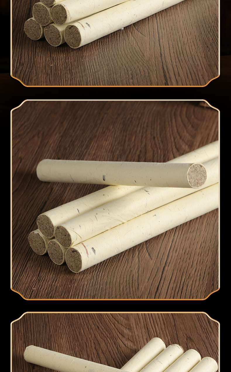 Moxa Stick Ai Tiao 1.8x20cm Aged Mugwort Moxibustion Roll for Home and Clinic Use specifications