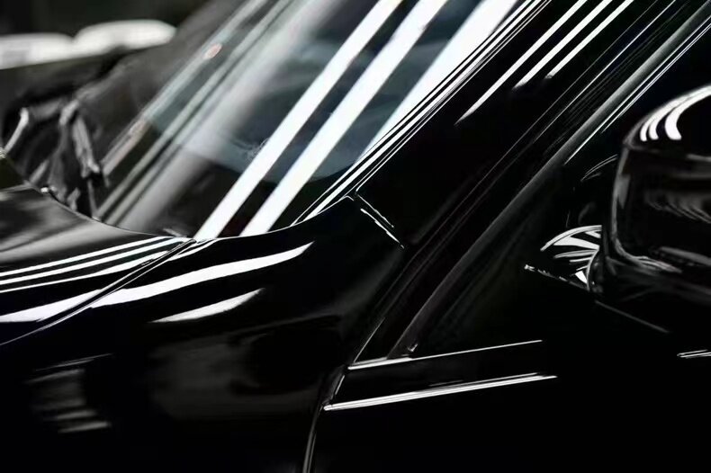 Car TPU ultra-bright crystal piano high-gloss black full car paint protection film, color change film, self-healing anti-scratch car wrap
