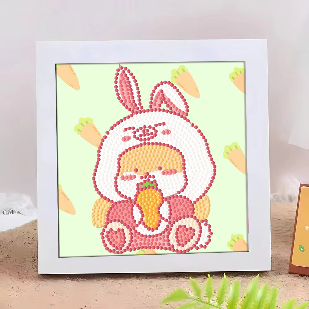 Diamante infantil DIY hecha a mano con material de marco paquete de dibujos animados Sanliou pegatinas de diamante regalo al por mayor pinturas de mampostería