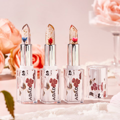 ADAD Crystal Color-Changing Petal Lipstick Gold Foil Moisturizing Non-stick Cup Temperature-Changing Thousand People Thousand Colors Silky Lipstick Engraving