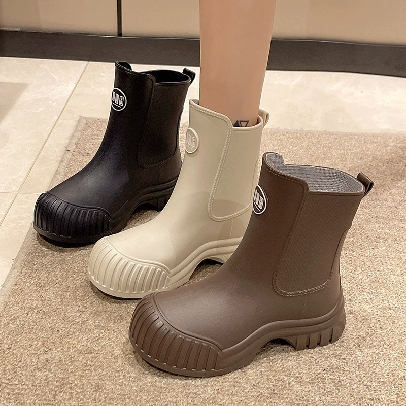 Японские и корейские трансграничные сапоги от дождя женские высококачественные сапоги из искусственной кожи