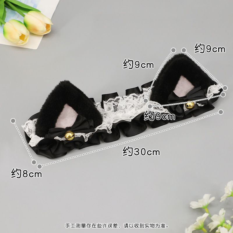 Casco decoración hecha a mano orejas de felpa coche eléctrico la motocicleta cabeza accesorios tocado chica Triángulo del oído gato banda pelo