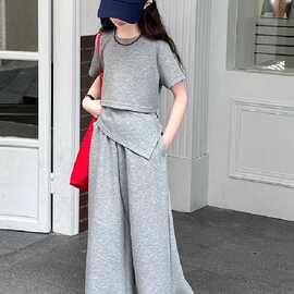 女童2025夏季薄款套装百搭新款女大童慵懒风穿搭儿童夏日好看衣服