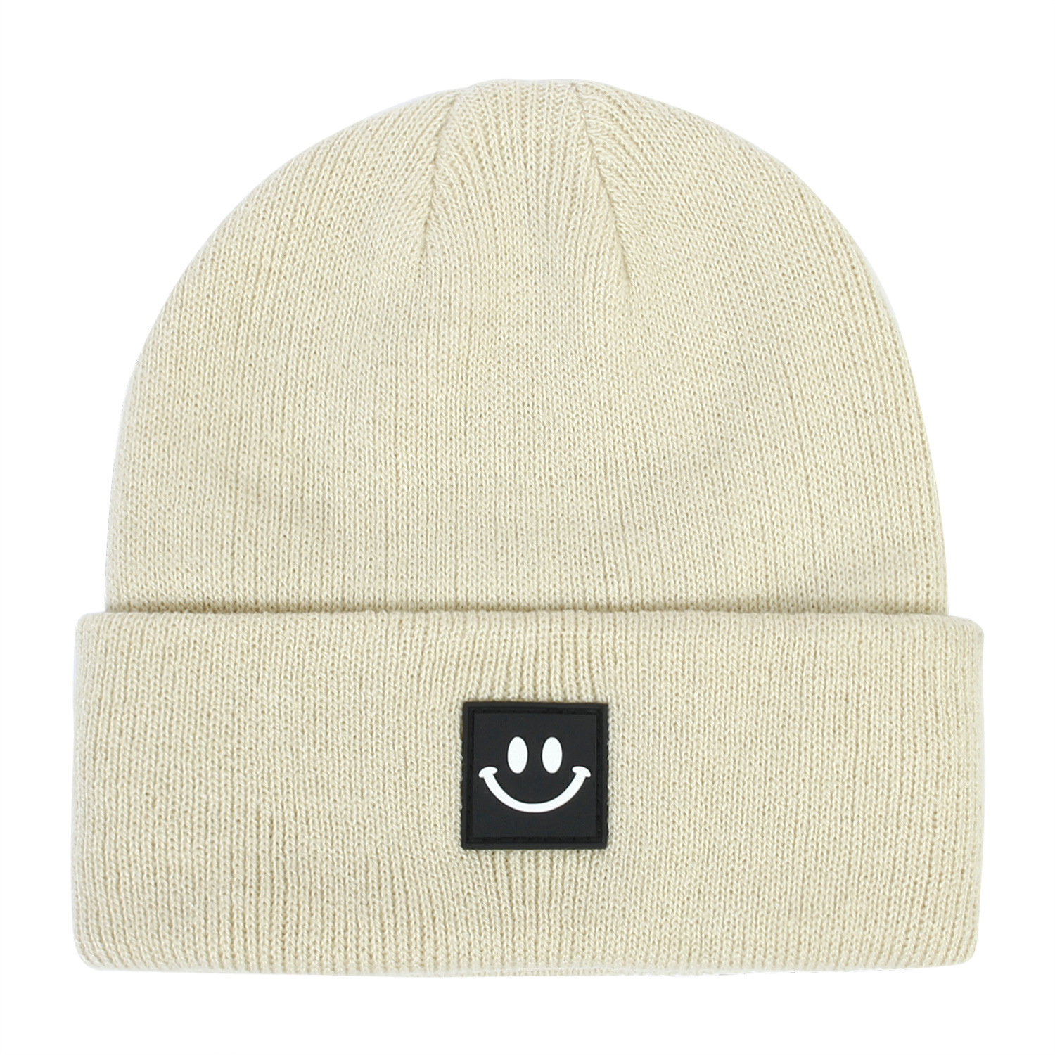 Children Unisex Fashion Smiley Face Embroidery Wool Cap display picture 2