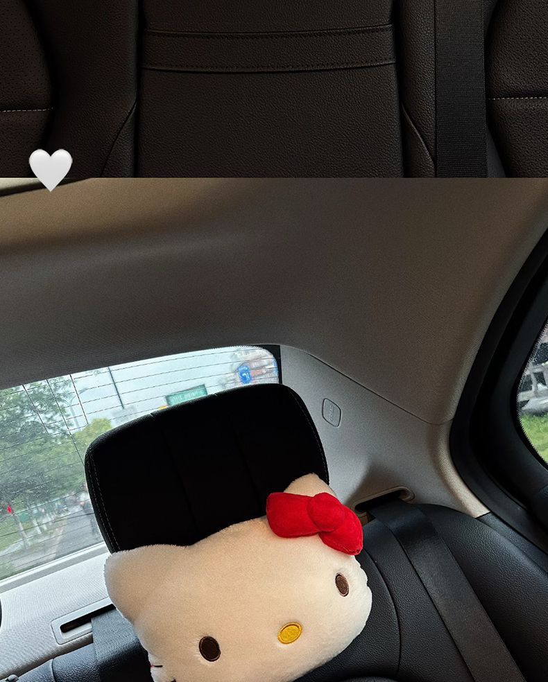 Car Headrest Neck Pillow Creative Car Cute Kt Car Seat Headrest Car Neck Pillow