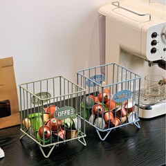 シンプルなデスクトップコーヒーカプセル収納バスケットクリエイティブファッションデスクトップコーヒーテーブル装飾装飾品スナックキャンディ収納ボックス