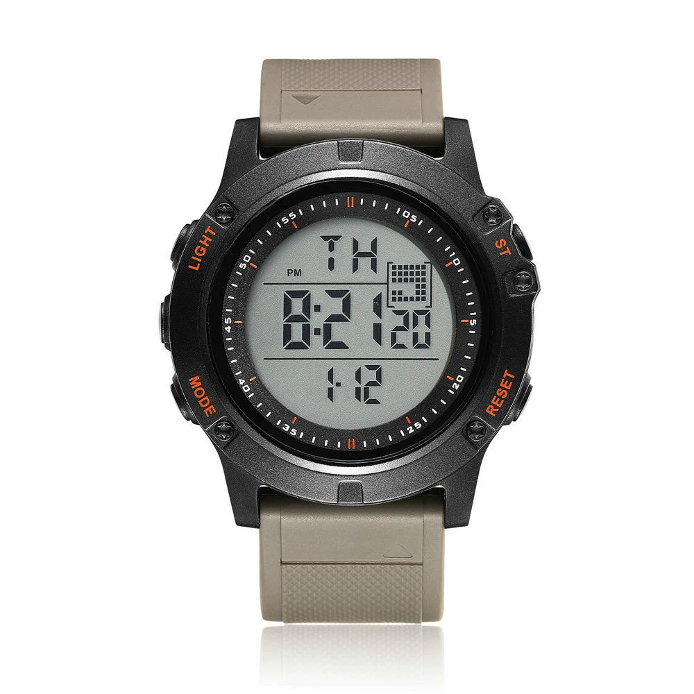 Силиконовые швейцарские часы, цифровые часы, спортивные часы