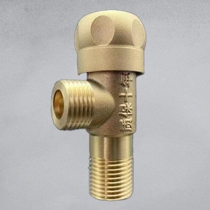 핫 모델* 구리 코어 구리 몸체 구리 휠 두꺼운 자연색 앵글 밸브 120-130g(매화 휠)