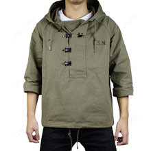ZWJPW/美式 USN甲板服 铁扣版 NAVY 甲板服罩衫（复刻影视道具）