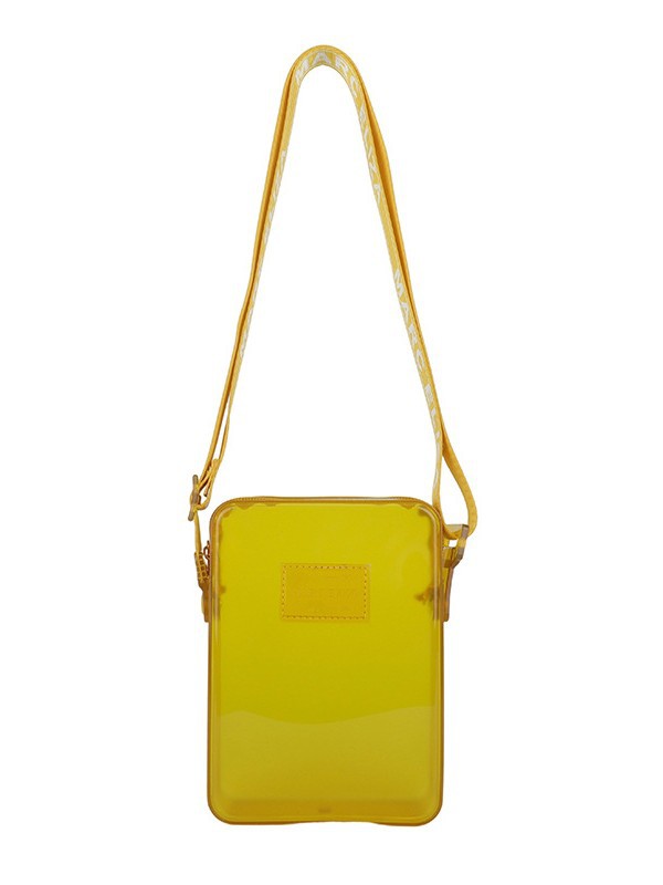 Bolso de teléfono móvil vertical de PVC transparente de alto valor para mujer 2025 nueva tendencia fuera de moda casual bolso de mensajero de un solo hombro