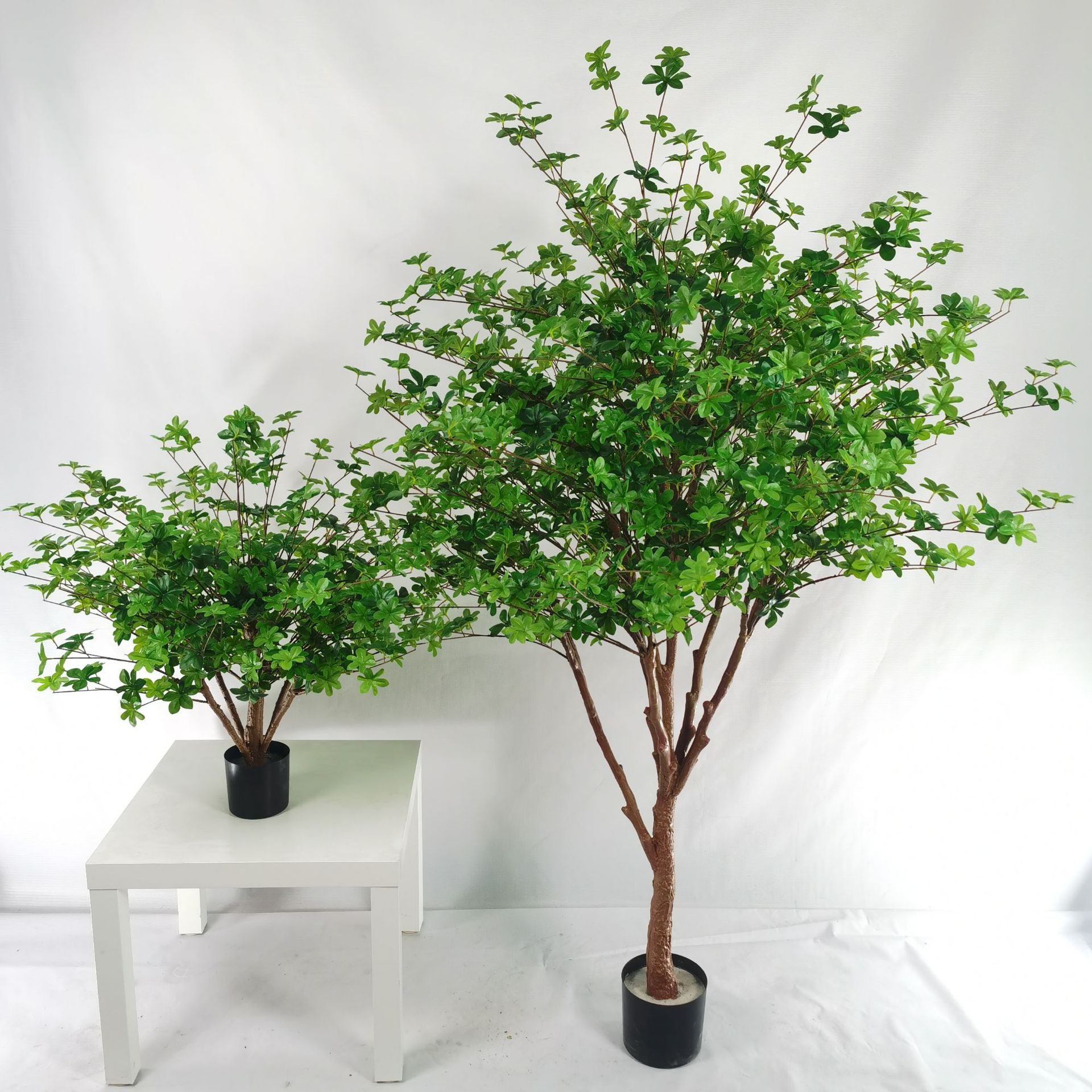 Reloj de simulación de estilo nórdico, árbol, planta en maceta, paisaje en maceta, bonsai artificial, árbol falso, simulación transfronteriza, árbol de reloj japonés image 4