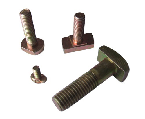 非标脚轮螺栓 多工位冷镦件 T型螺栓