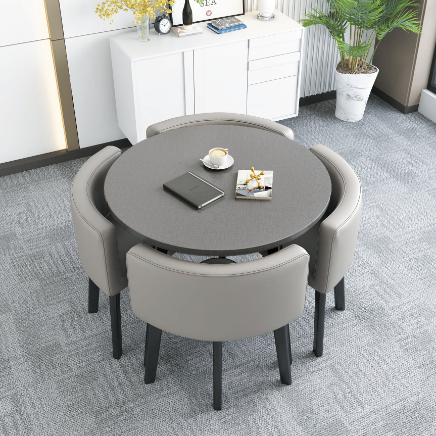 Mesa de comedor disponible para uso doméstico, apartamento pequeño, mesa de comedor, tienda, mesa de negociación, mesa y silla, mesa redonda de recepción
